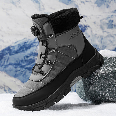 Warm Snow Boots Fleece-lined Thickened Men